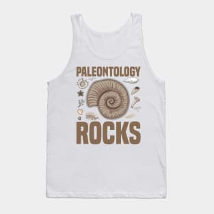 Paleontology Rocks Fathers Day Gift Funny Retro Vintage Tank Top